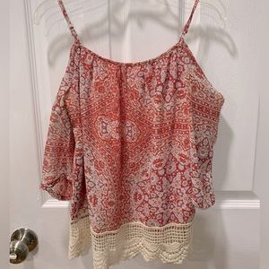 Off The Shoulder Top With Straps